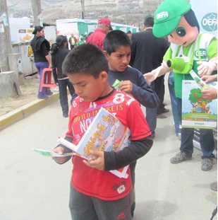 OEFA orientó a pobladores de Puente Piedra en la  XI Jornada Cívica “Módulo Perú” 