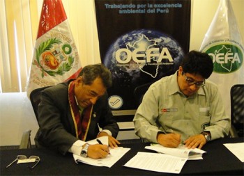 OEFA y Colegio de Economistas de Lima suscriben Convenio de Cooperación Interinstitucional