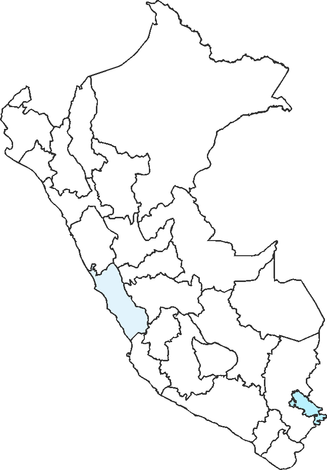 Mapa de las Oficinas Desconcentradas - Inicio