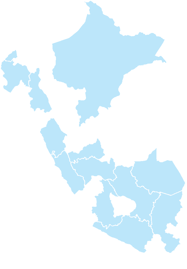 Mapa de las Oficinas Desconcentradas - 2012