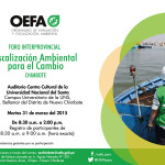 El OEFA realizará foro interprovincial en Chimbote para difundir sus acciones de fiscalización ambiental