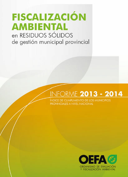 Fiscalización Ambiental en Residuos Sólidos de gestión municipal provincial