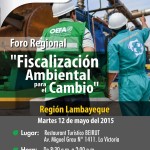 OEFA realiza foro regional para difundir las acciones de fiscalización ambiental en Lambayeque