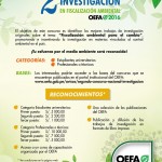 El OEFA convoca al Segundo Concurso Nacional de Investigación en Fiscalización Ambiental