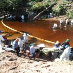 El OEFA supervisa derrame de petróleo en el km 364 del Oleoducto Norperuano en Amazonas