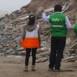 OEFA supervisa la inadecuada disposición de residuos de construcción y demolición en la playa Conchán