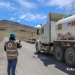 OEFA supervisa derrame de concentrado de cobre ocasionado por la volcadura de un camión encapsulado en Espinar – Cusco