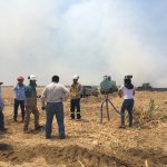 OEFA supervisa presunta quema de caña en el distrito de la Huaca en Piura