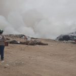 Oefa supervisa incendio en el  botadero Alto Intiorko en el departamento de Tacna