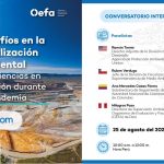 El OEFA organizó el Conversatorio Internacional «Desafíos en la fiscalización ambiental: Experiencias en la región durante la pandemia»